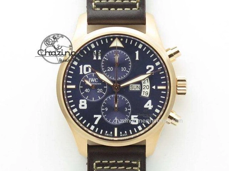 MIROTIME 0824 Stretchable Pilot Chrono 2016 IW377719 ZF 1:1 Best Edition Gray Dial on SS Bracelet A 7135